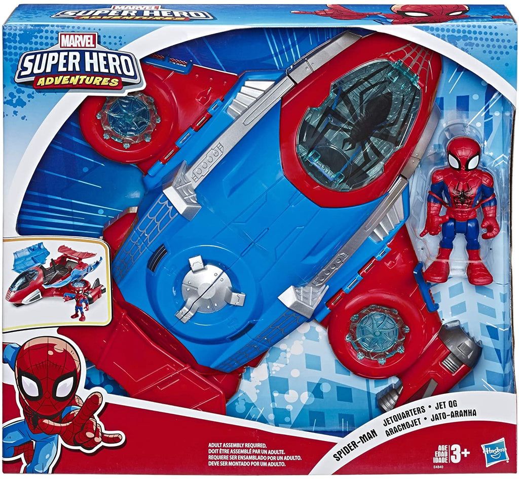 Playskool Heroes Marvel Super Hero Adventures Spider-Man Jetquarters