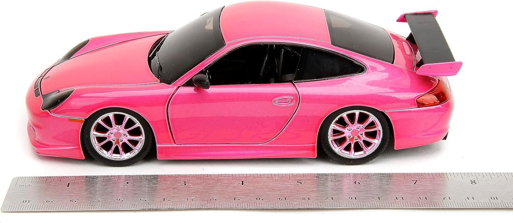 Pink Slips 1:24 Porsche 911 GT3RS Die-Cast Car, Toys for Kids and Adults(Pink)