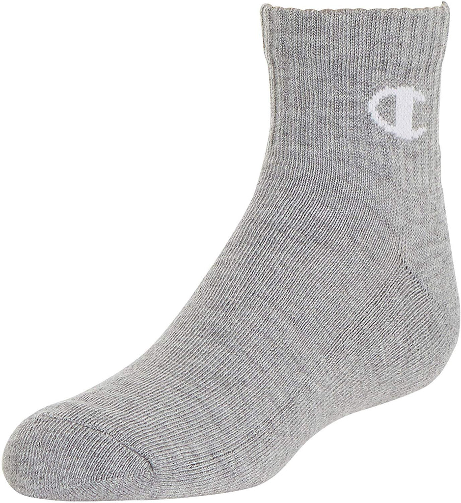 Champion Kids' Big 6-Pack Socks in Quarter Or Low Cut