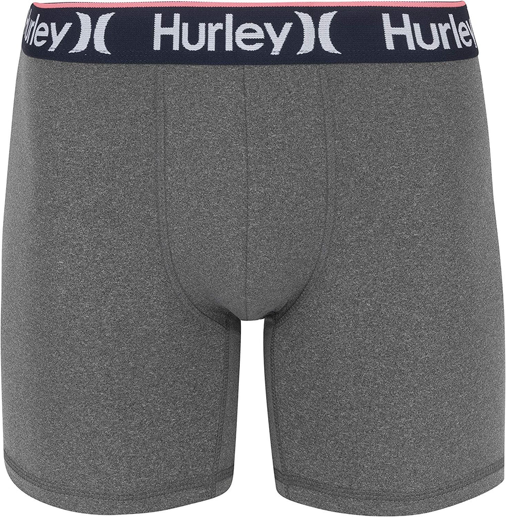 Hurley Men's 3 Pack Regrind Boxer Briefs