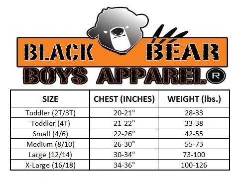 Black Bear Boy's Performance Dry-Fit T-Shirts (4 Pack)