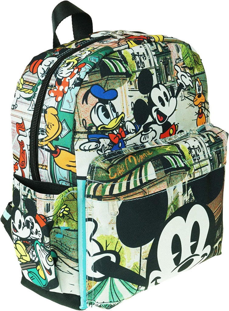 KBNL Mickey Mouse 12inch Deluxe All Over Print Daypack A21376 Medium
