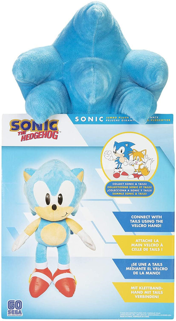 Sonic The Hedgehog Sonic Jumbo Plush 18 Inches Tall