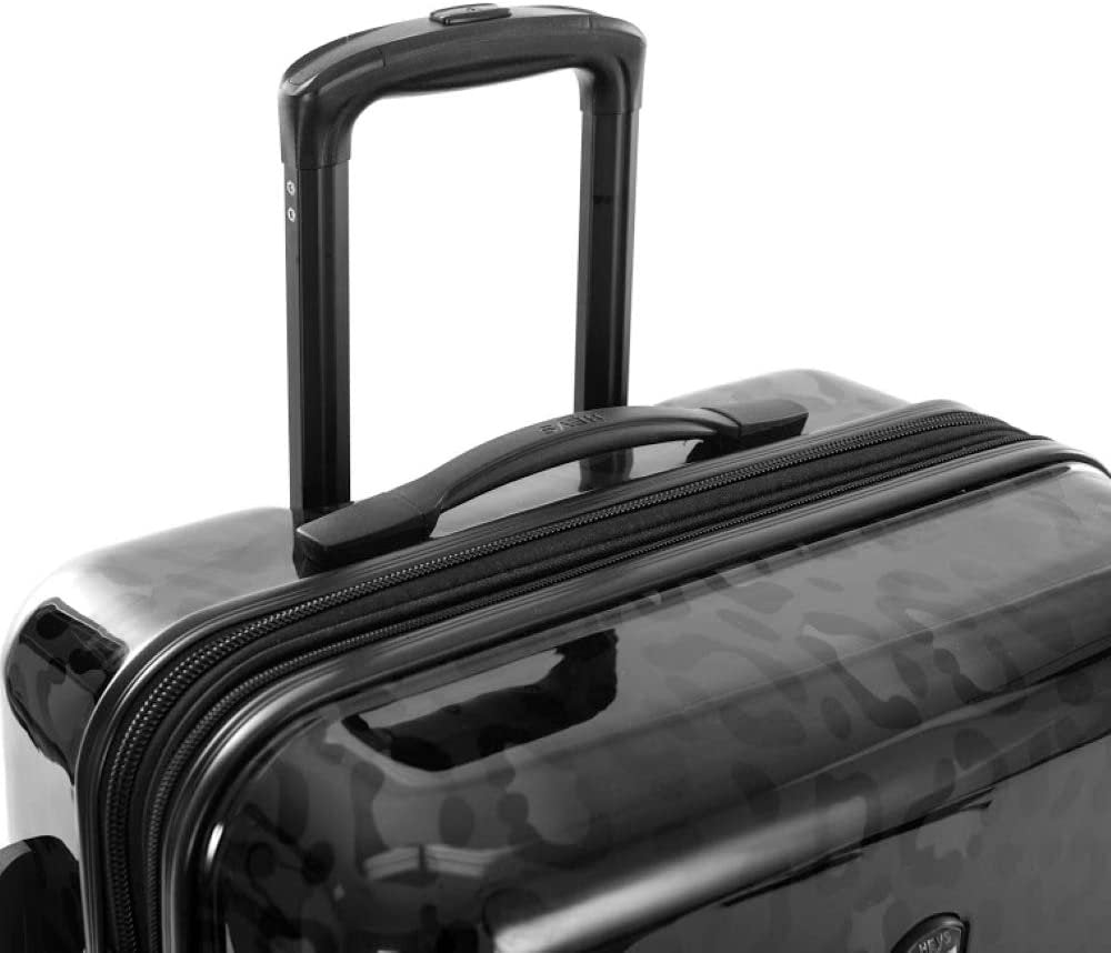 Heys America Black Leopard 26-Inch Hardside Spinner Luggage (Black Leopard)
