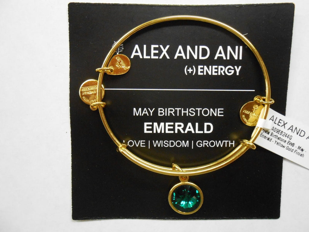 Alex and Ani Bangle Bar Imitation Birthstone Bangle Bracelet, 2.75"