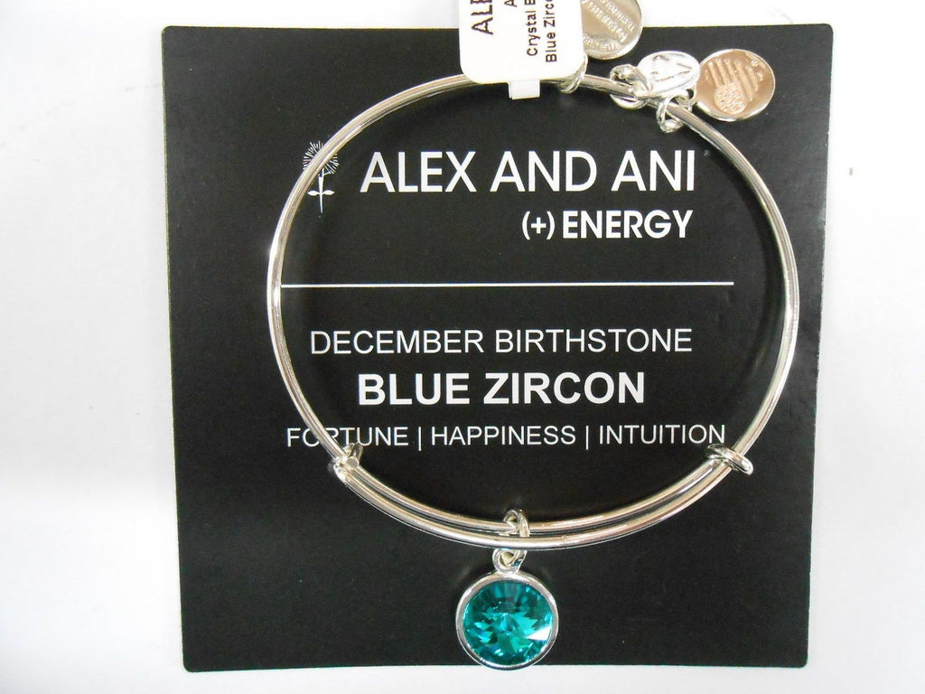 Alex and Ani Bangle Bar Imitation Birthstone Bangle Bracelet, 2.75"