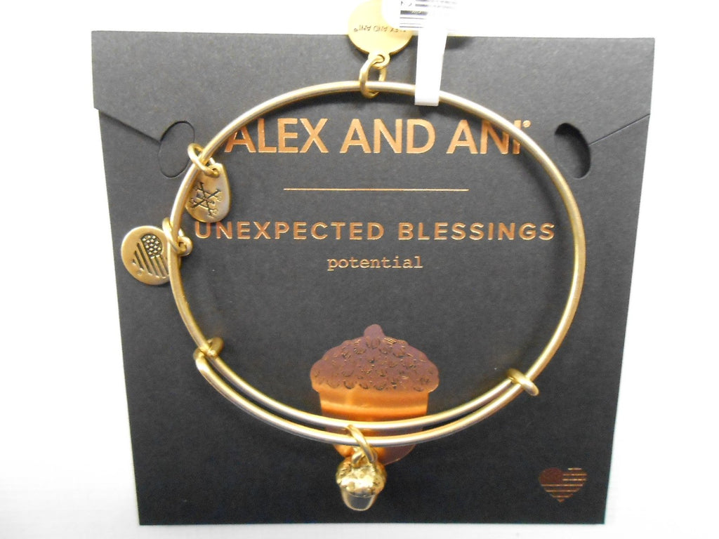Alex and Ani UNEXPECTED BLESSINGS II Expandable Bracelet Rafaelian Gold NWTBC