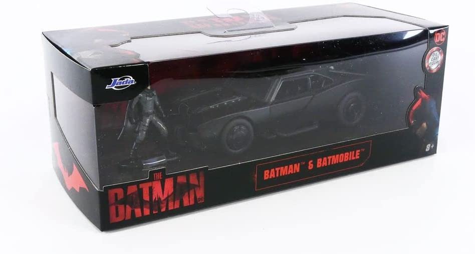 Hollywood Rides 2022 Batmobile W/Batman FIG 1/32 Vehicle