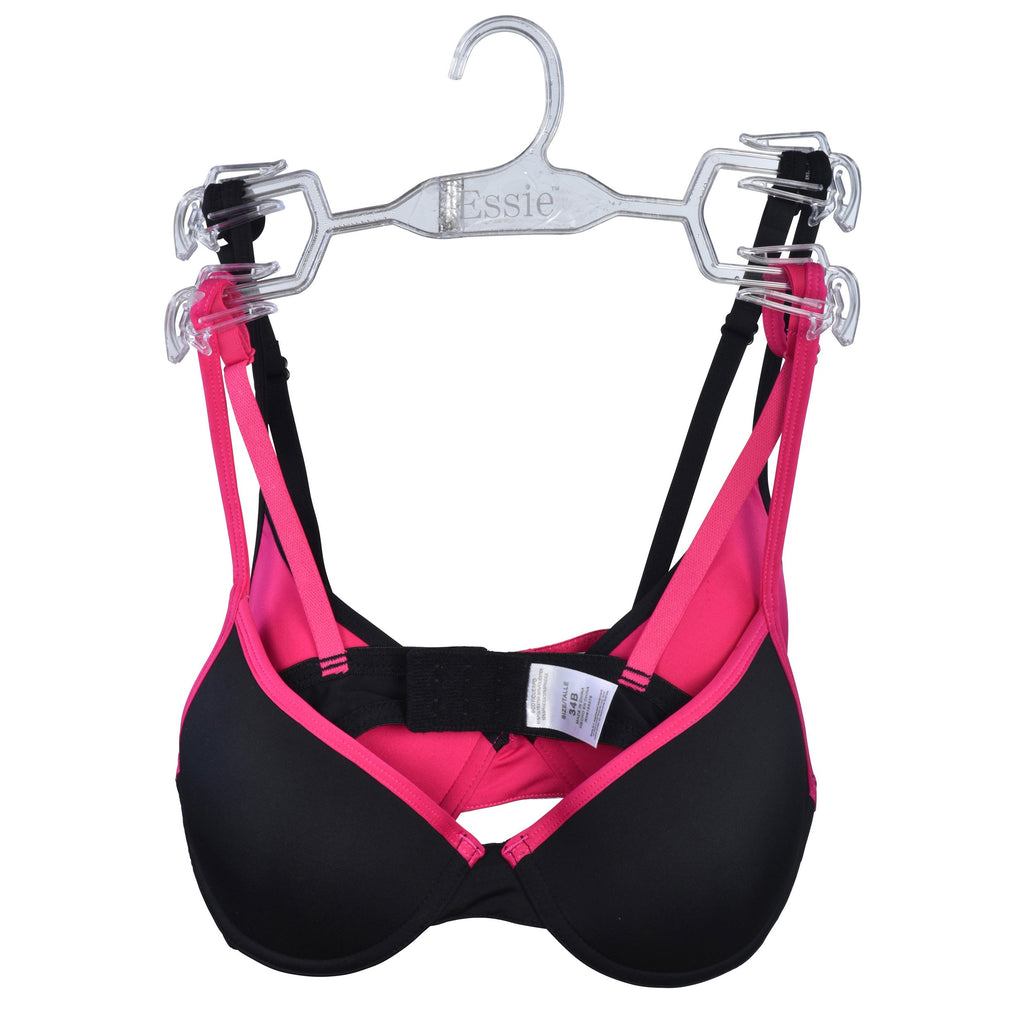 essie Women's T-Shirt Bras Full Coverage Lace 2-Pack Nylon/Spandex Underwire Molded
