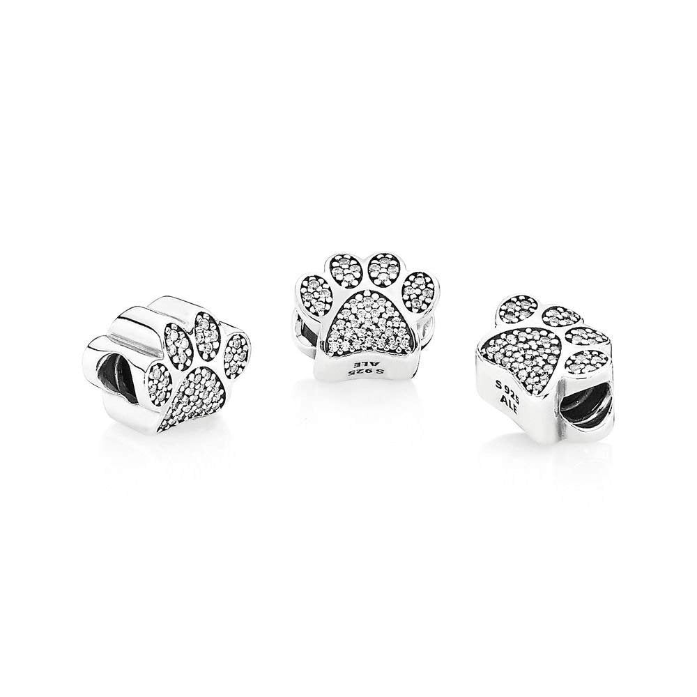 PANDORA 791714cz Paw Prints Charm