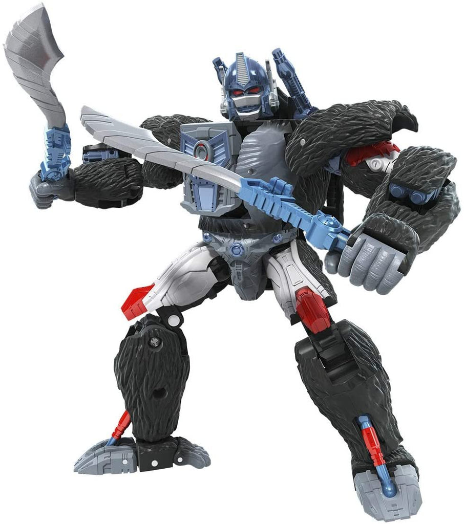 Transformers Toys Generations War for Cybertron: Kingdom Voyager WFC-K8 Optimus Primal Action Figure - Kids Ages 8 and Up, 7-inch