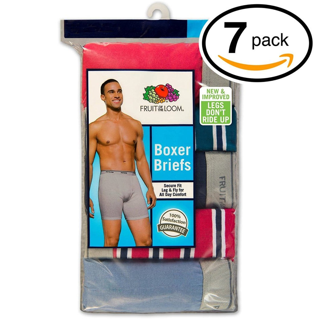 Fruit of the Loom Men's Boxer Brief (Pack of 7)