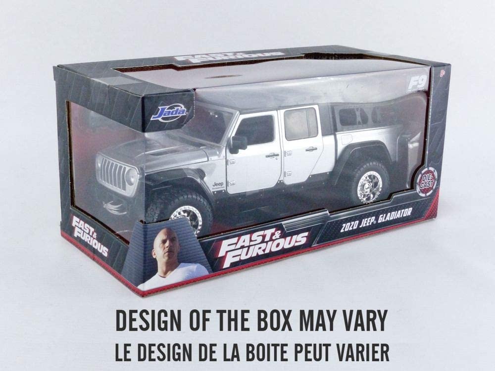 Fast & Furious F9 1:24 2020 Jeep Gladiator Die-cast Car, Toys for Kids and Adults