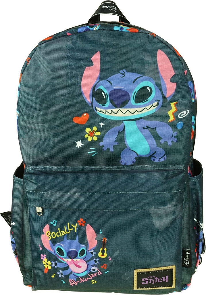 KBNL Classic Disney Winnie The Pooh Backpack with Laptop Compartment for School, Travel, and Work, Multicolor (A22208-WTP)