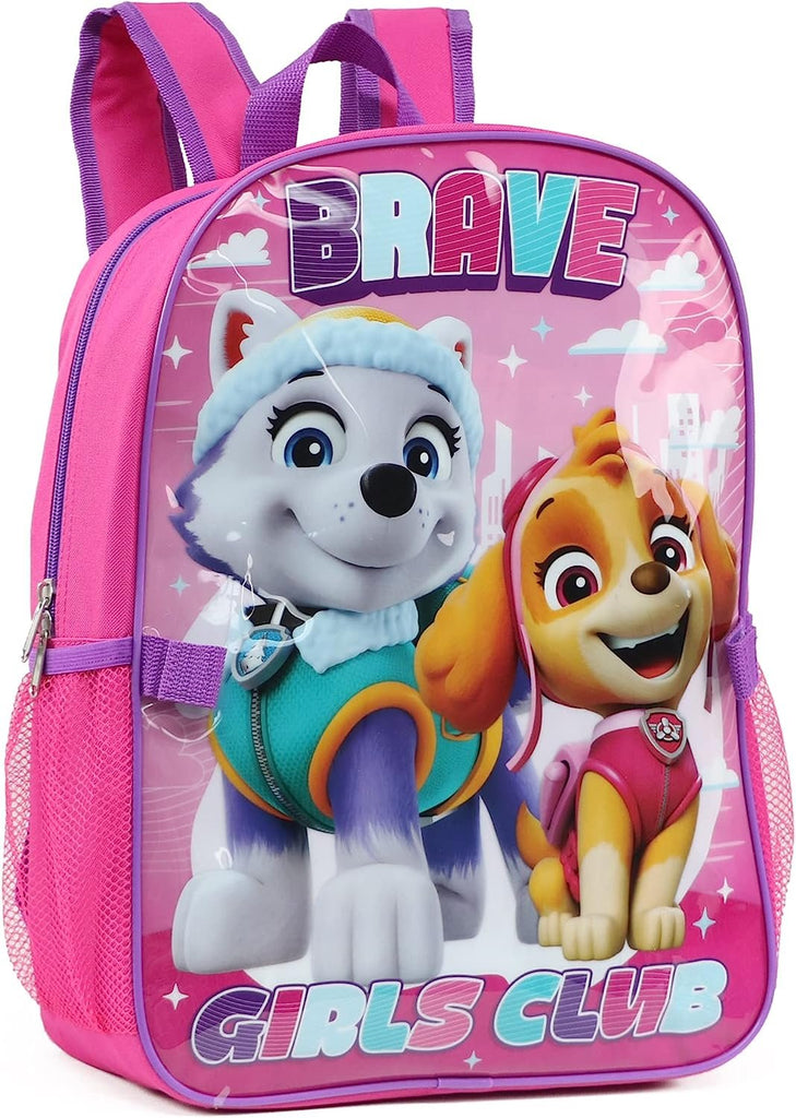 Group Ruz Nickelodeon Girl Paw Patrol 16" Backpack With Detachable Matching Lunch Box