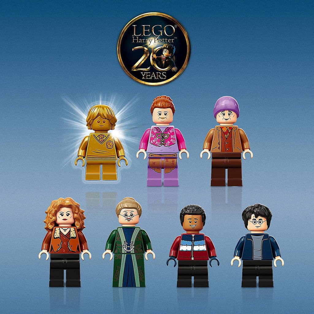 LEGO 76388 Harry Potter Hogsmeade Village Visit 20th Anniversary Set with Collectible Golden Minifigure