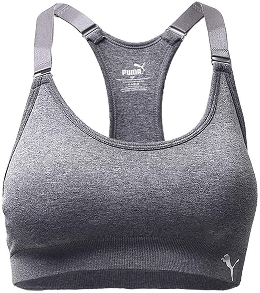 PUMA Womens Seamless Sports Bra with Removable Cups