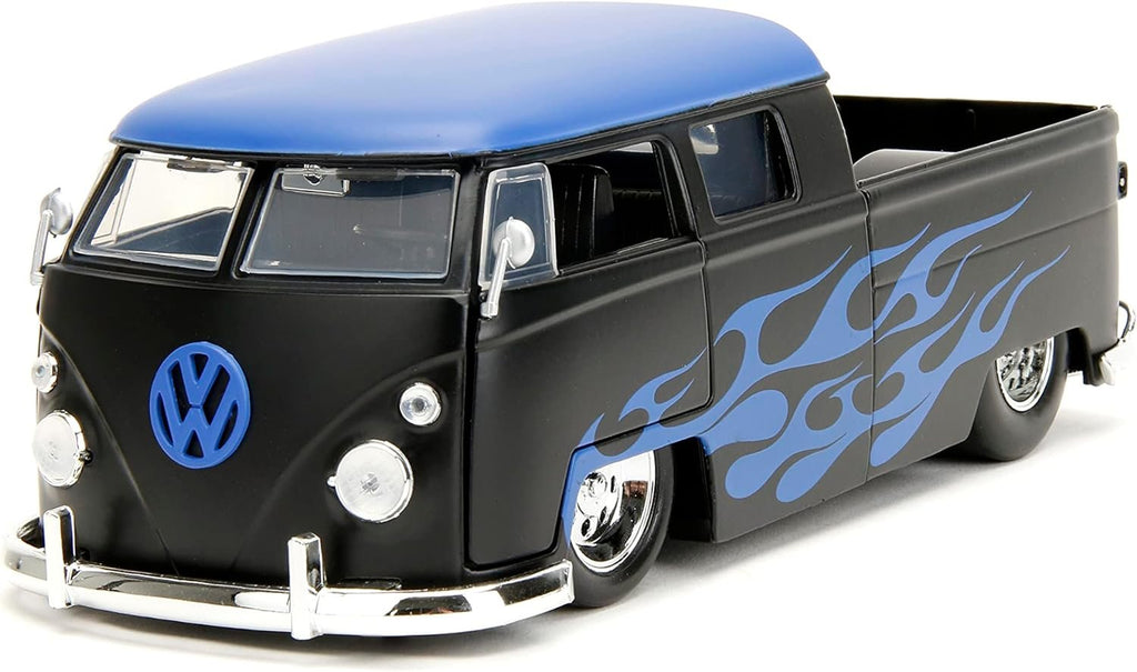 Punch Buggy Slug Bug 1:24 1963 Volkswagen Bus Pickup Die-Cast Car, Toys for Kids and Adults