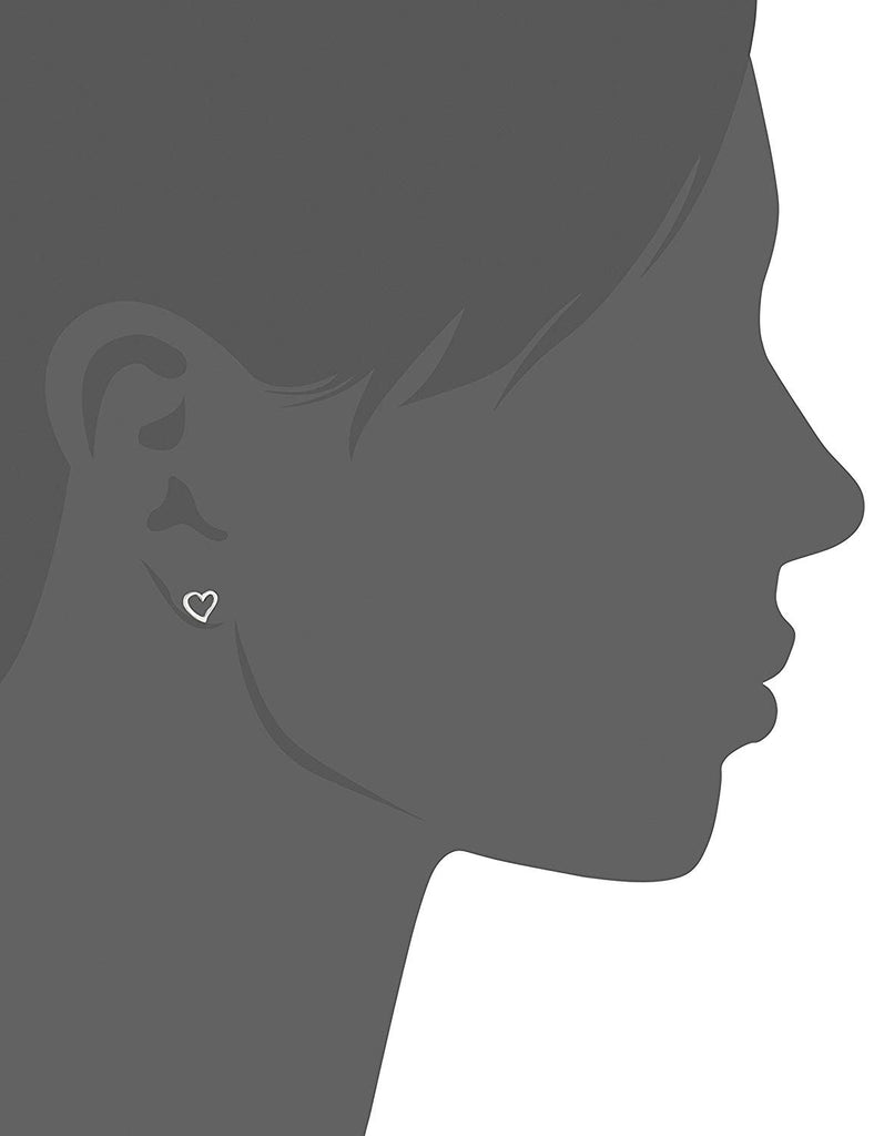 Alex and Ani Heart Earring