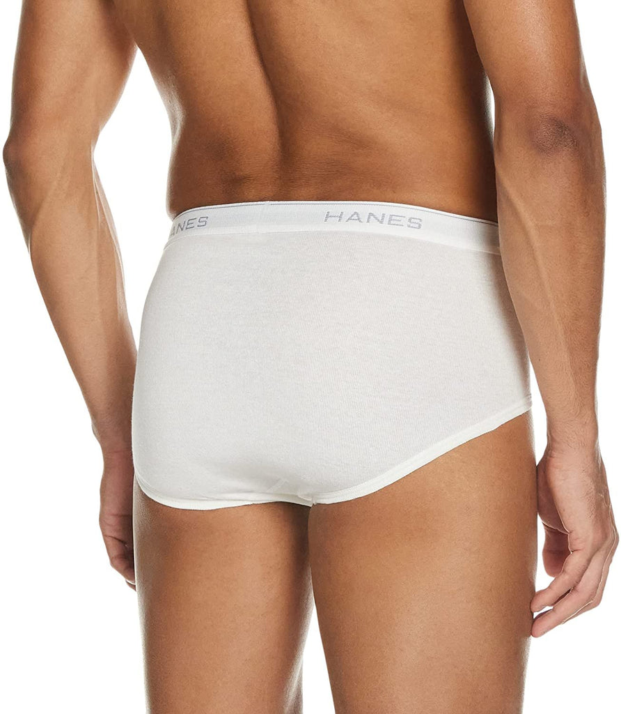 Hanes Tagless Men`s No Ride Up Briefs with Comfort Flex Waistband