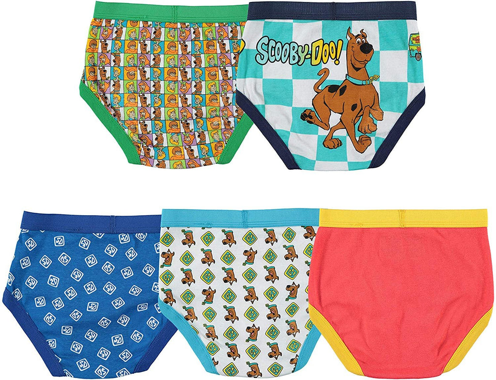 Handcraft Little Boys' Scooby Doo  Brief (Pack of 5), Assorted, 6