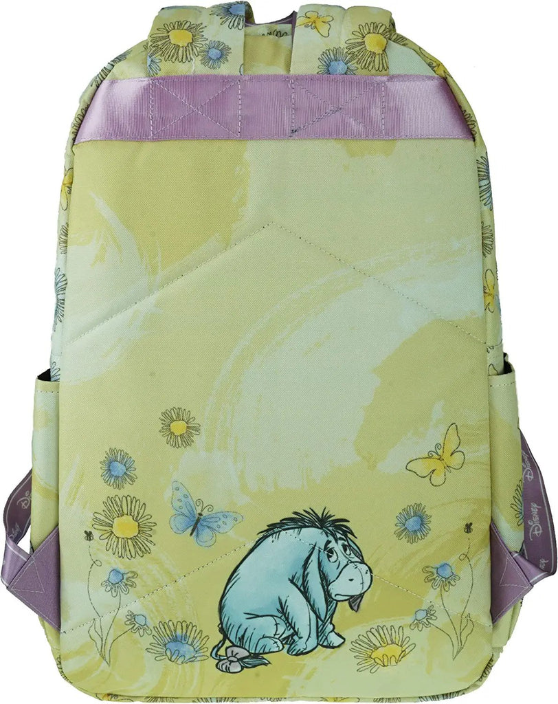 KBNL Classic Disney Winnie The Pooh Backpack with Laptop Compartment for School, Travel, and Work, Multicolor (A22208-WTP)