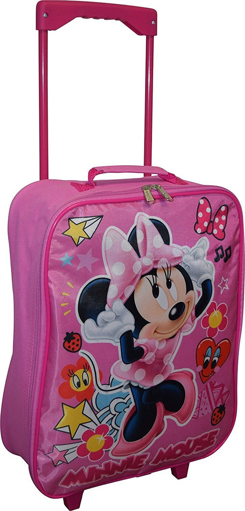 Disney Minnie Mouse 15" Collapsible Wheeled Pilot Case - Rolling Luggage