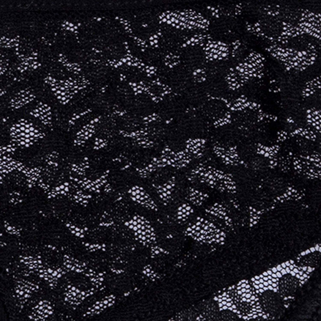 Donna Loren Women's Floral Lace Detail Classic Panties, 3-Piece Set