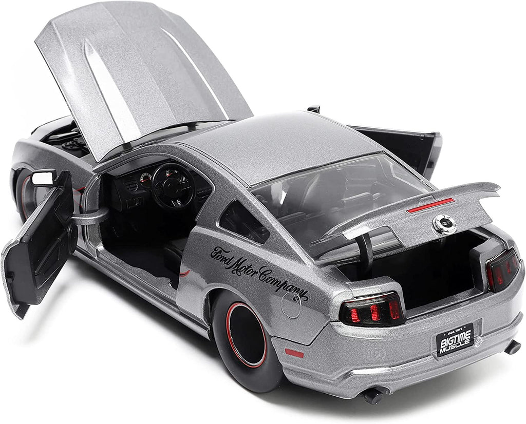 Jada Toys Big Time Muscle 1:24 2010 Ford Mustang GT Die-cast Car, Toys for Kids and Adults
