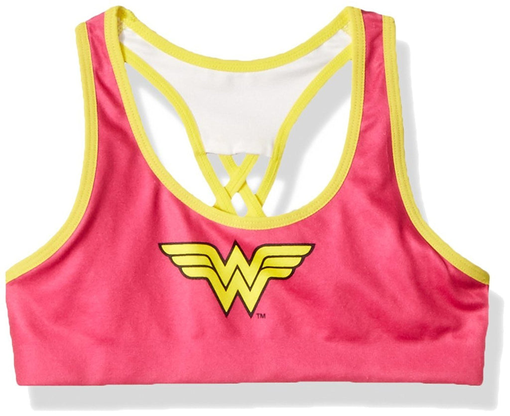 Wonder Woman Girls' Seamless Racer Bra