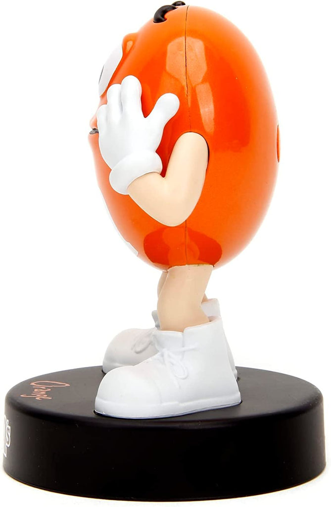 M&M's 4" Orange Die-Cast Collectible Figure, Toys for Kids and Adults