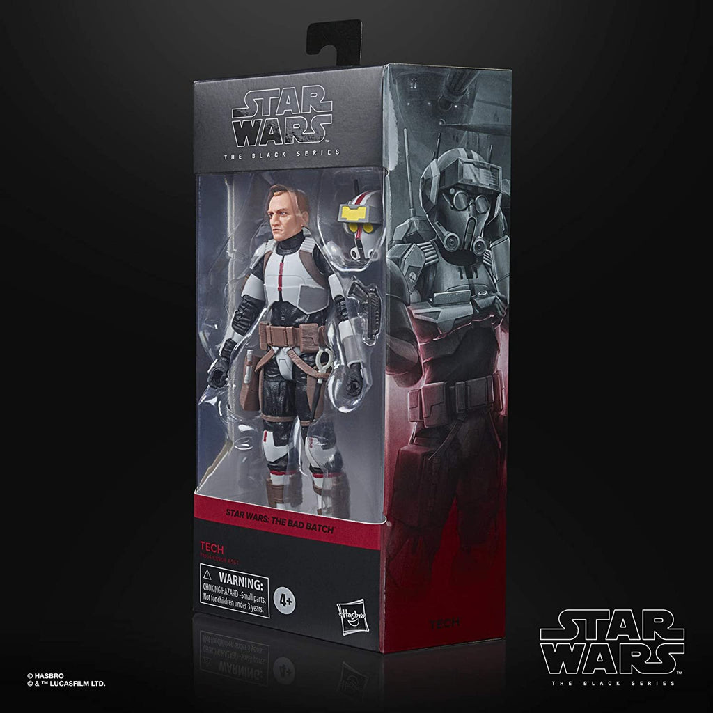 Star Wars The Black Series Tech Toy 6-Inch-Scale The Bad Batch Collectible Figure with Accessories, Toys for Kids Ages 4 and Up,F1864