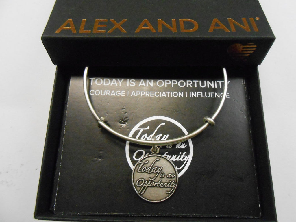 Alex and Ani Charity By Design Today Is An Opportunity Bangle Bracelet