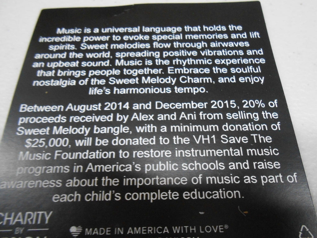 Alex and Ani Charity by Design Sweet Melody Bangle Bracelet