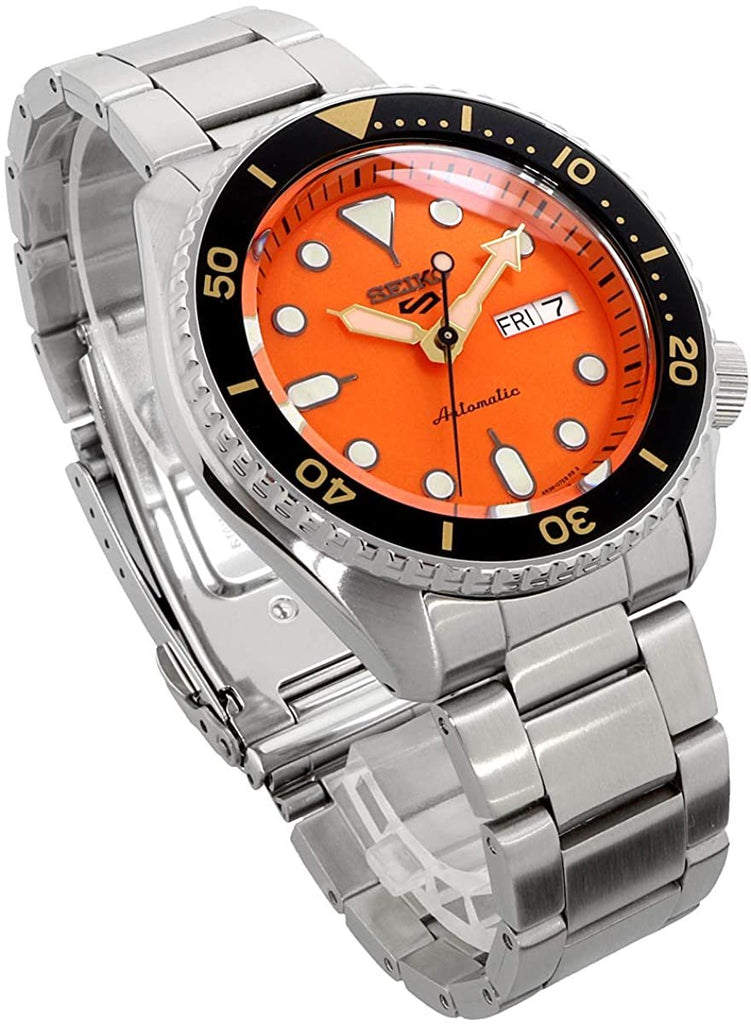 Seiko SRPD59 Seiko 5 Sports Men's Watch Silver-Tone 42.5mm Stainless Steel