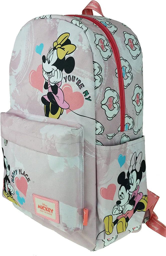 KBNL Classic Disney Winnie The Pooh Backpack with Laptop Compartment for School, Travel, and Work, Multicolor (A22208-WTP)