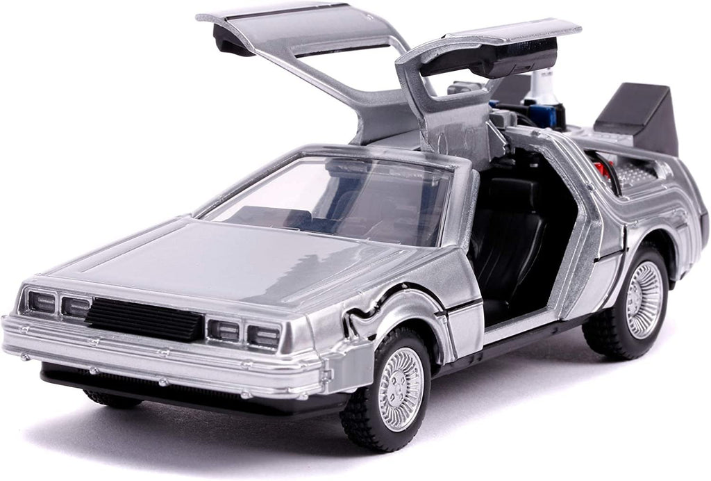 Jada Toys Back to The Future Part II 1:32 Time Machine Die-cast Car, Toys for Kids and Adults