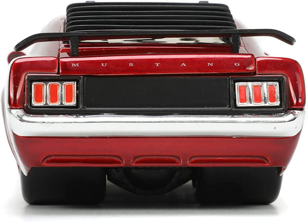 Big Time Muscle 1:24 1970 Ford Mustang Boss 429 Die-cast Car Candy Red, Toys for Kids and Adults