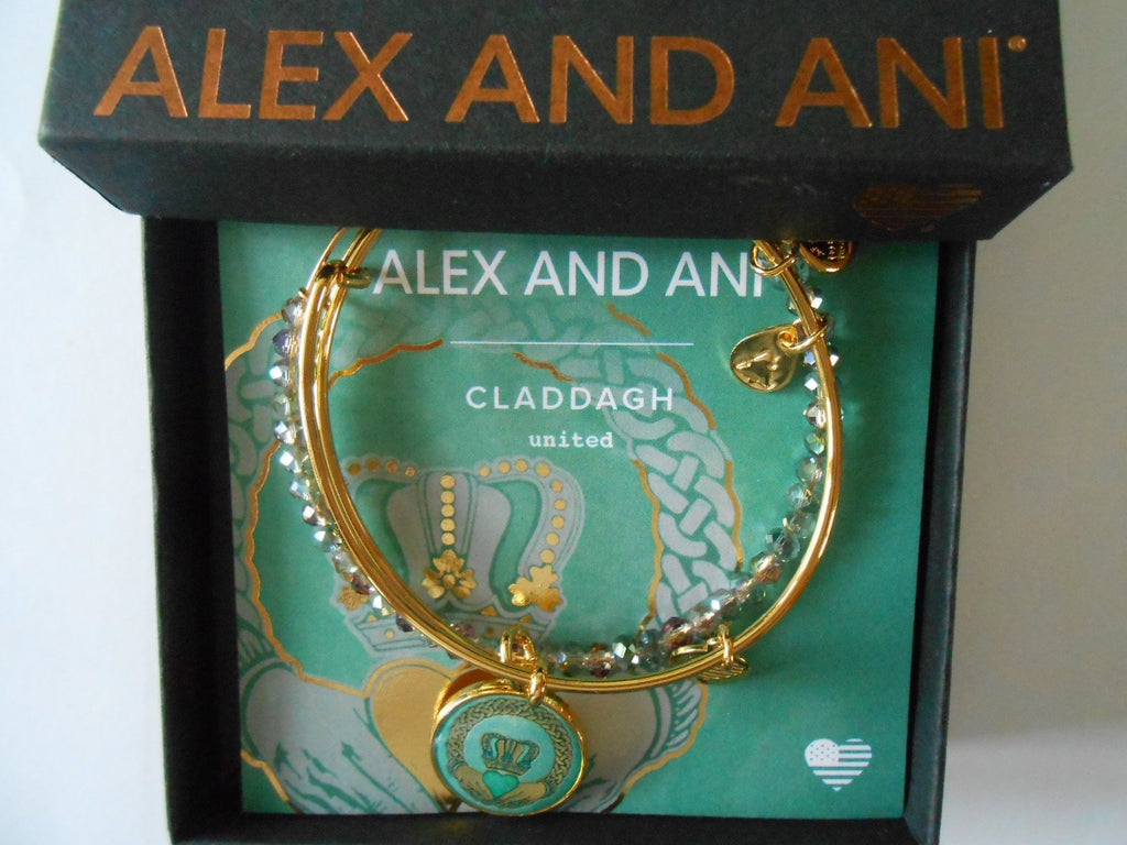 Alex and Ani Art Infusion, Claddagh II Set Bangle Bracelet