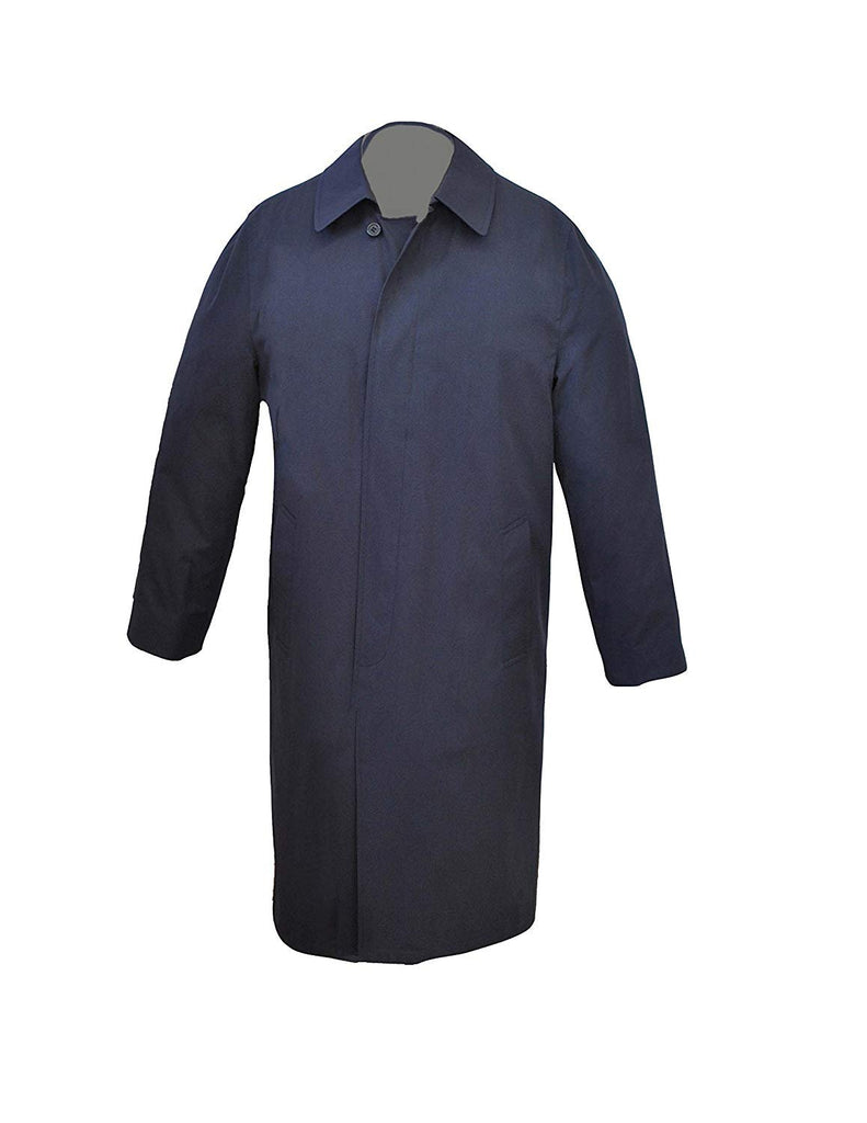 Newport Harbor Mens Navy Rain Wear Long Trench Coat Style # 760/260MT