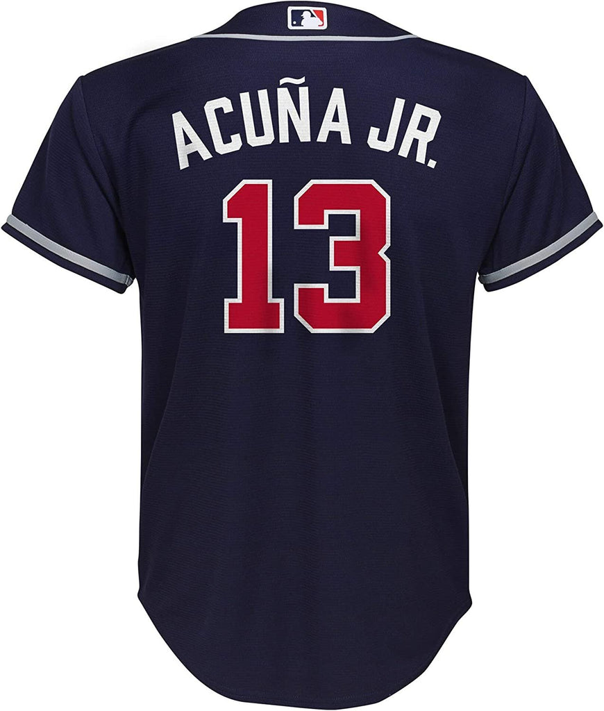 Outerstuff Ronald Acuna Jr. Atlanta Braves MLB Boys Youth 8-20 Player Jersey