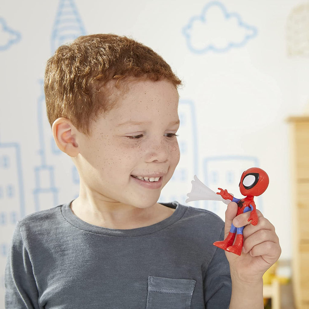 Spidey and His Amazing Friends Marvel Spidey Hero Figure, 4-Inch Scale Action Figure, Includes 1 Accessory, for Kids Ages 3 and Up