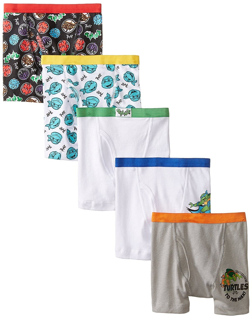 Nickelodeon Boys' Teenage Mutant Ninja Turtles 5pk Boxer Brief