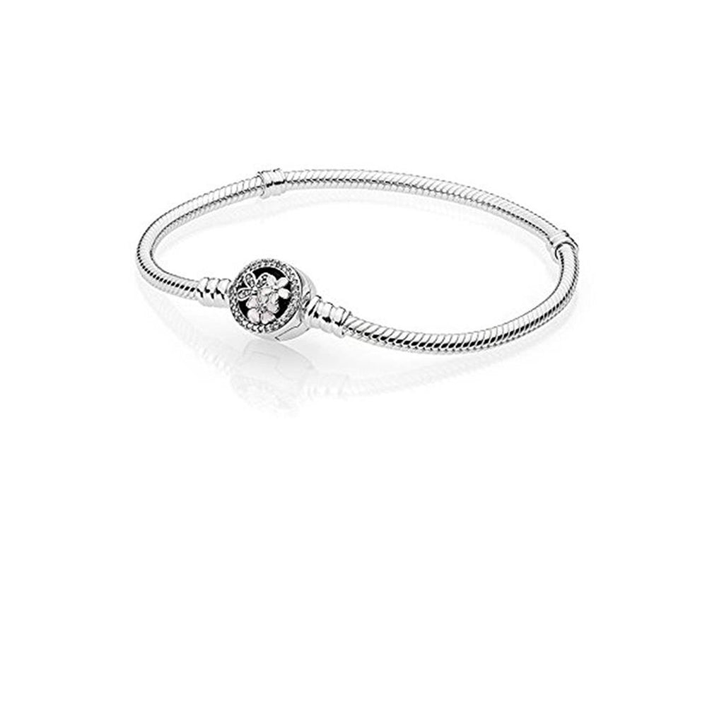 PANDORA Poetic Blooms Bracelet, Mixed Enamels & Clear CZ 590744CZ-20 cm 7.9 in