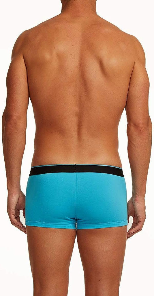 Papi Men's Stylish Brazilian Solid and Print Trunks (3-Pack of Men's Underwear)