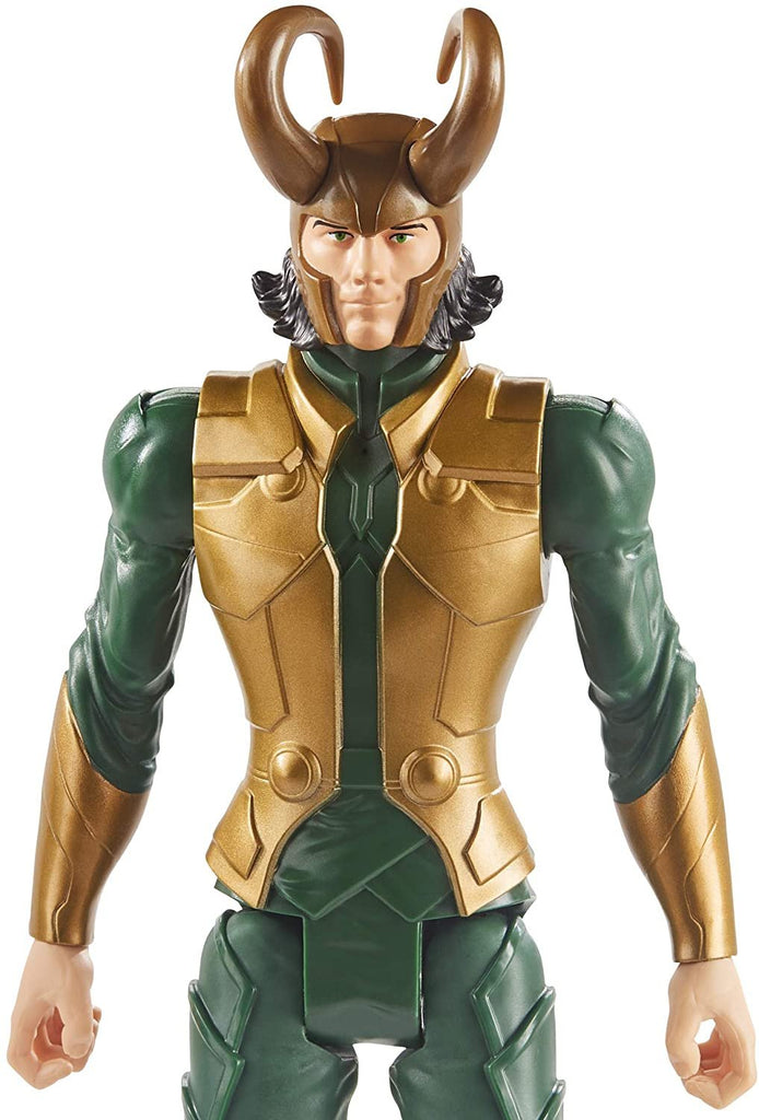 Avengers Marvel Titan Hero Series Blast Gear Loki Action Figure, 12" Toy, Inspired by The Marvel Universe, for Kids Ages 4 & Up