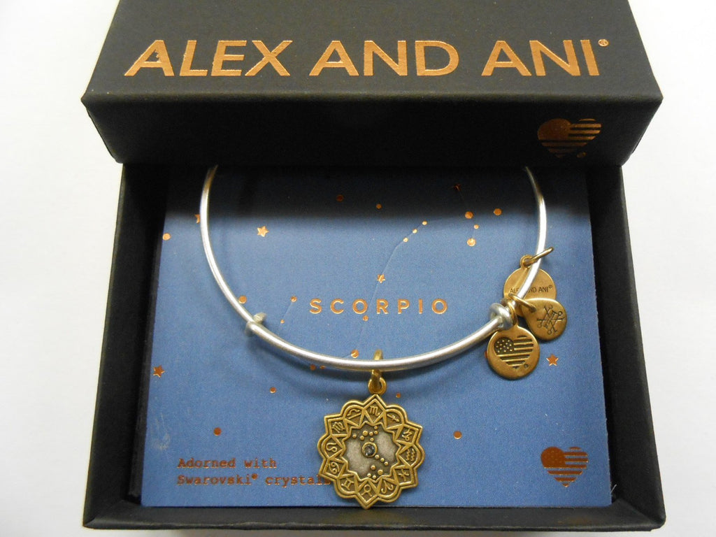 Alex and Ani Scorpio Two Tone Bangle Bracelet NWTBC