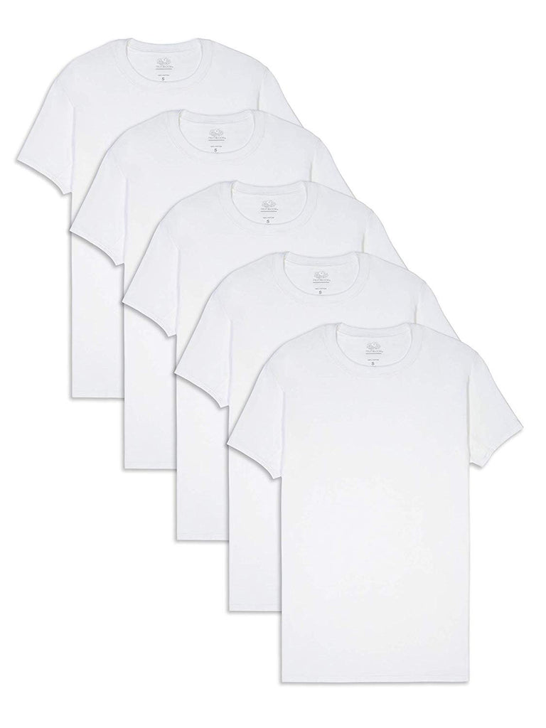 Fruit of the Loom Men's COOLZONE White Crew T-Shirts
