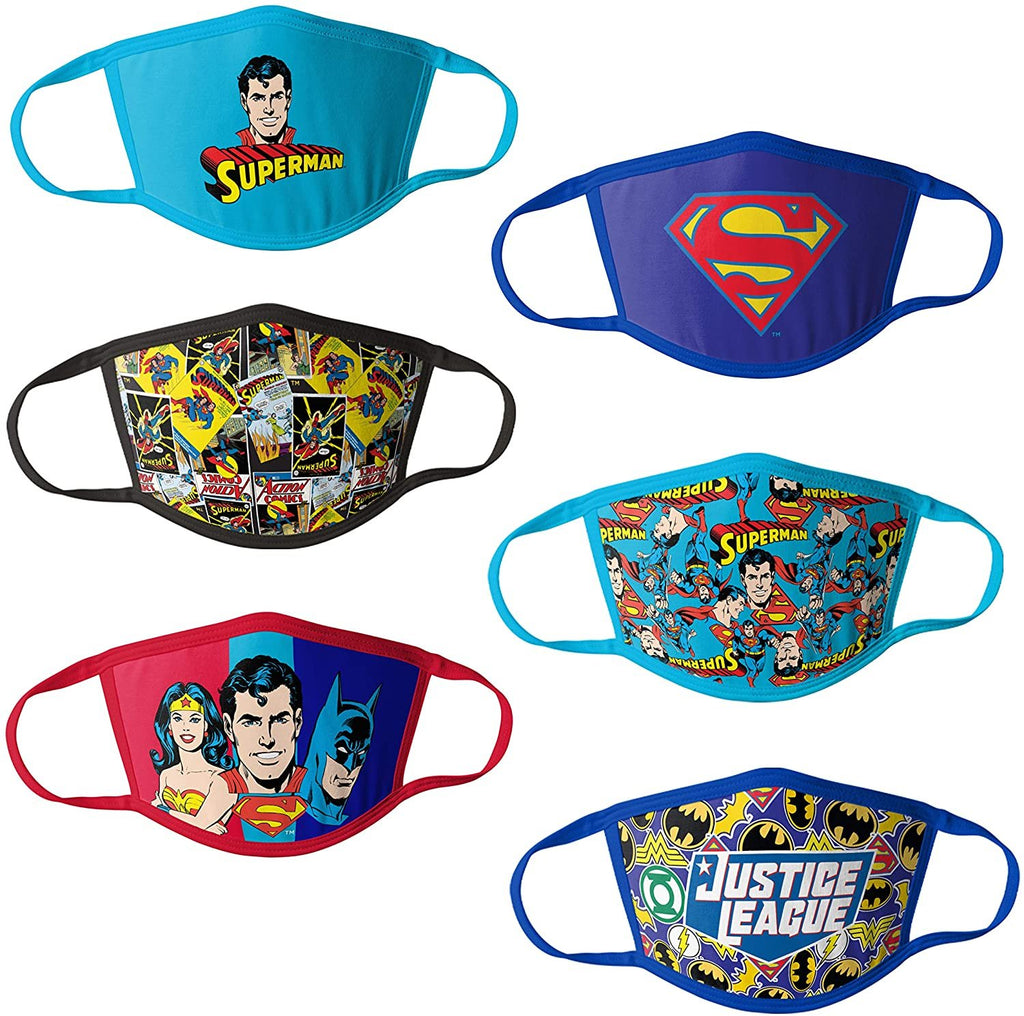 DC Comics Kids' Justice League Resuable Mask Multipack