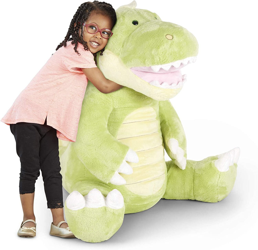 Melissa & Doug Gentle Jumbo Elephant Giant Stuffed Plush Animal (Sits Nearly 3 Feet Tall)